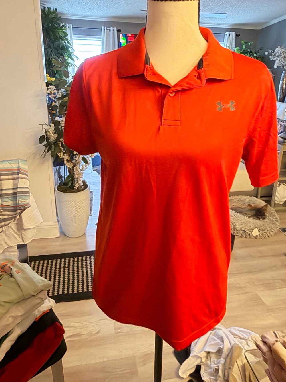 Under Armour Men’s Orange Performance Polo